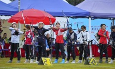 开云在线赛事平台-射箭比赛中选手神箭连发，稳定发挥