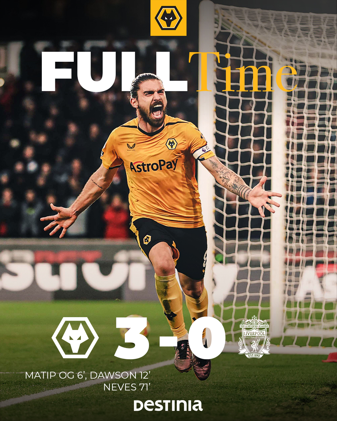 关于利物浦客场绝杀，狼队大胜南安普顿，战绩飙升的信息