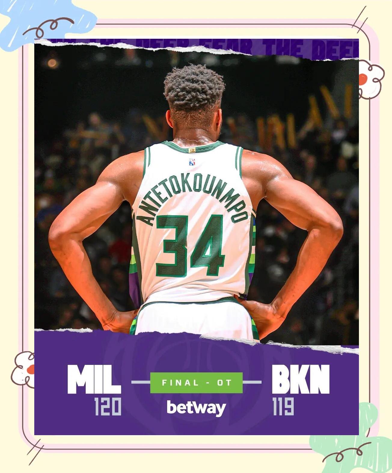 包含篮网险胜浙江队，字母哥惊艳四座的词条